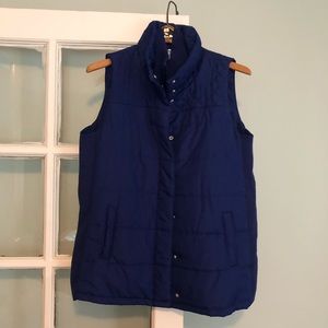 Cobalt Blue Motherhood Maternity Puffer Vest
